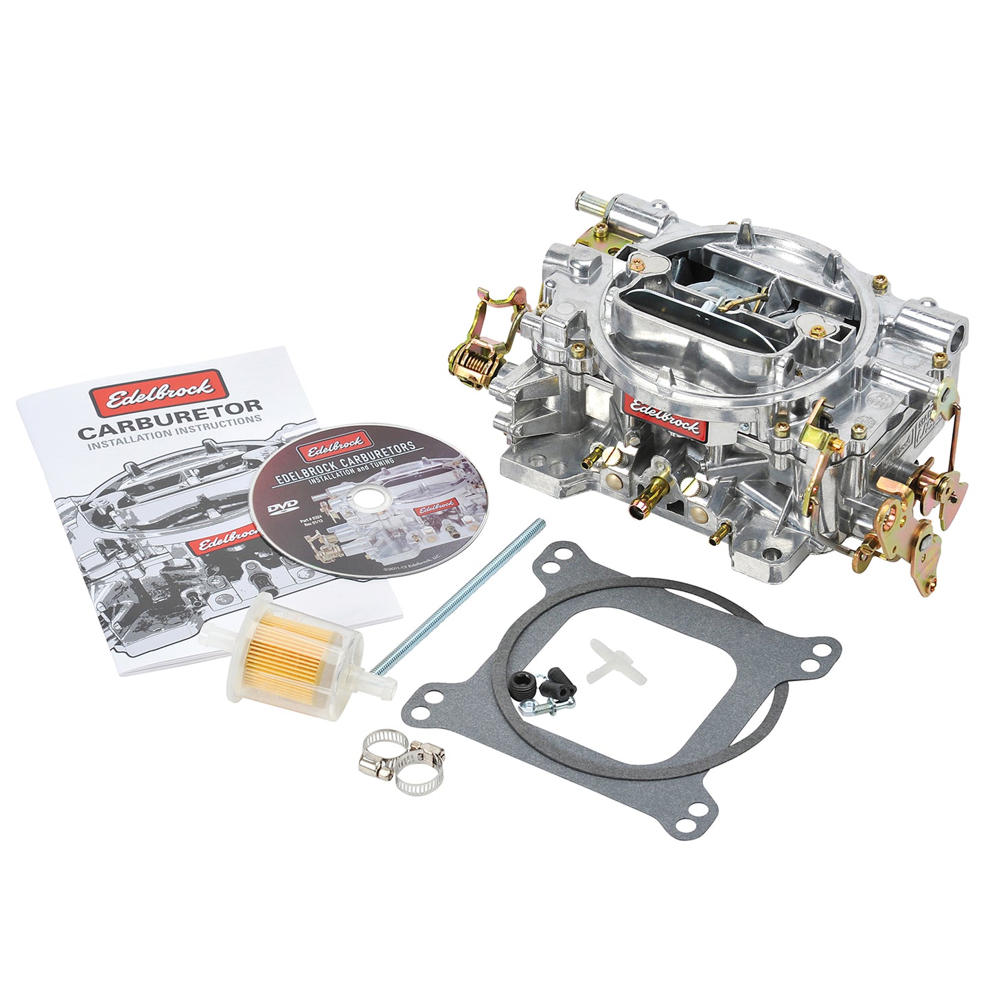 Edelbrock 1405 600 cfm manual choke, rebuilt ready to run