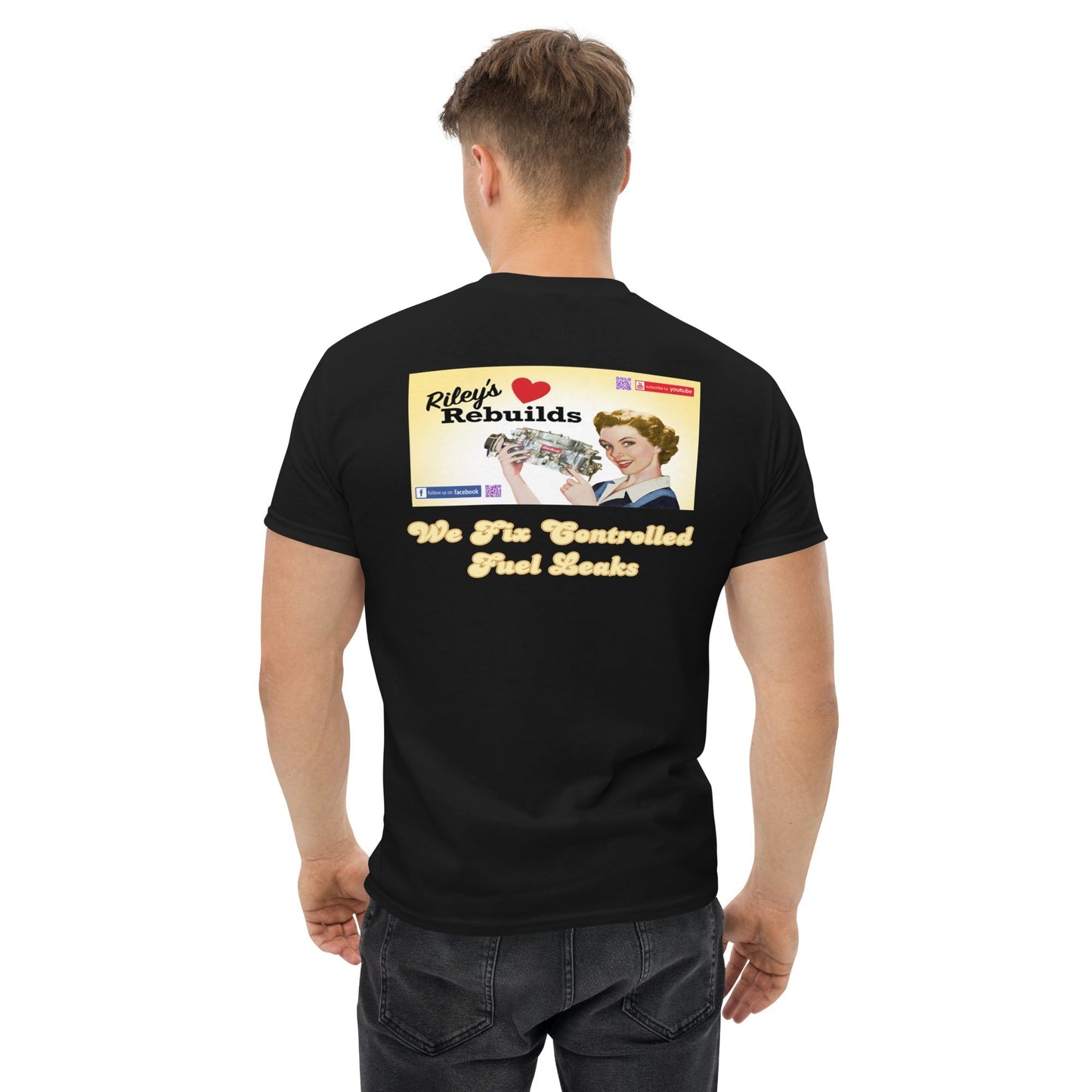 Hand Signed Black "We fix Controlled Fuel Leaks"